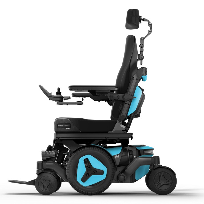 Permobil M4 Nexa in Light Blue
