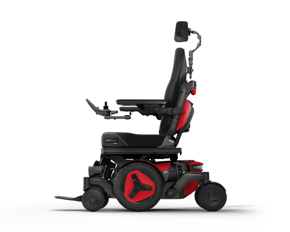 Permobil M4 Nexa in Red