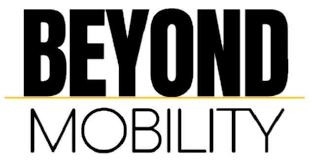 Beyond Mobility Logo - Black on White background