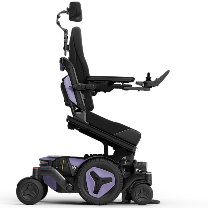 The Permobil M4 Nexa with Anterior Tilt Active Reach function