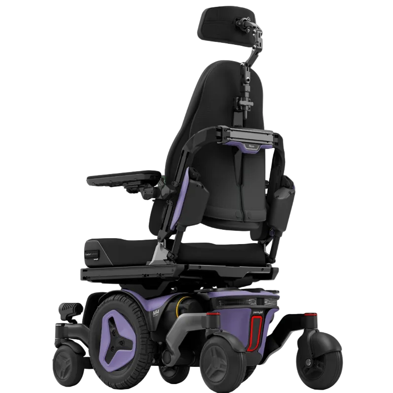 Permobil M4 Nexa in Purple from Beyond Mobility