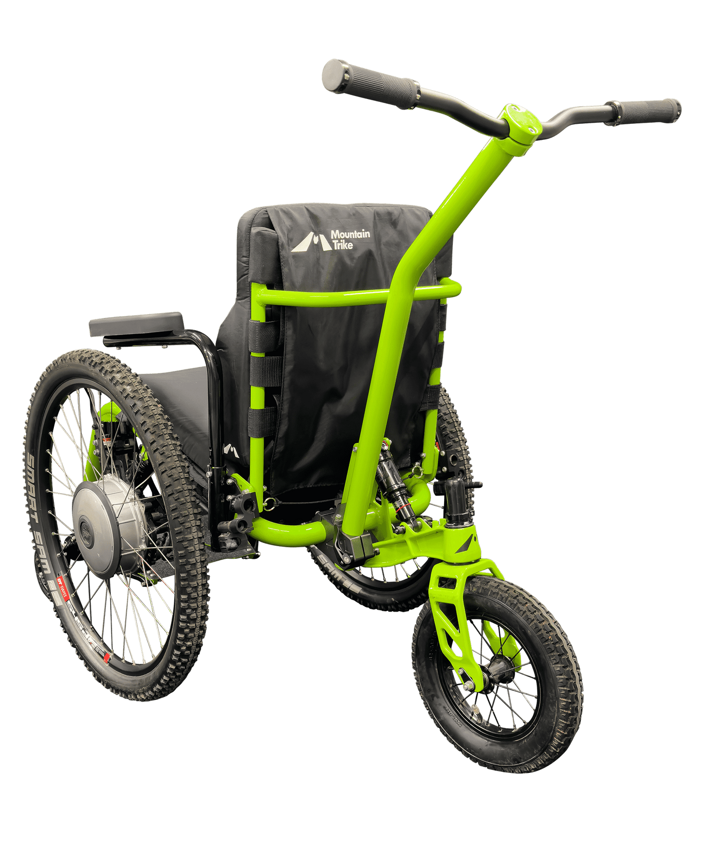 SD Motion Trike / Mountain Trike rear push handle in Green 