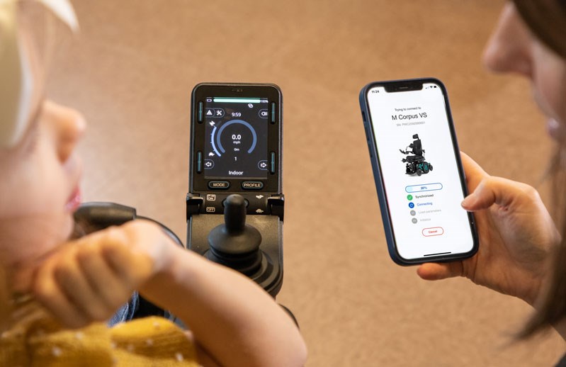 Permobil Power Platform QuickConfig app for M Corpus VS - Beyond Mobility